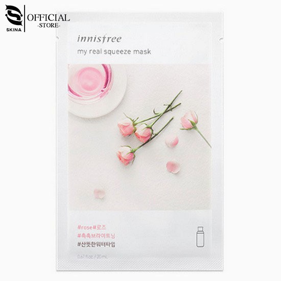 {Auth}Mặt Nạ Innisfree - Mặt Nạ Giấy My Real Squeeze Mask