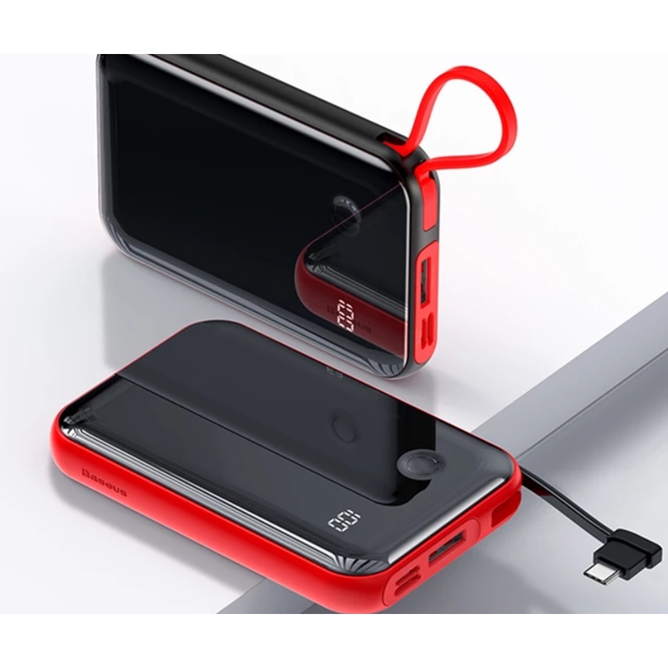 Sạc Dự Phòng 10.000mAh Mini S Type - C 15W, hỗ trợ sạc nhanh 3A KÈM DÂY CHÂN TYPE C/ LIGHTNING