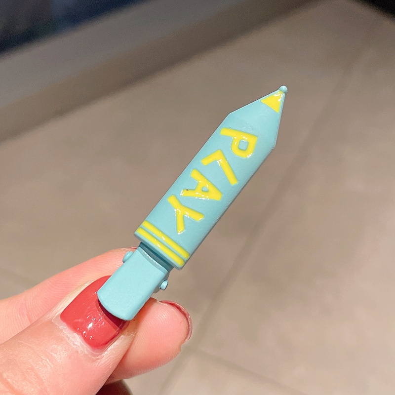 Kẹp tóc thiết kế kiểu dáng bút chì độc đáo cho bé gái