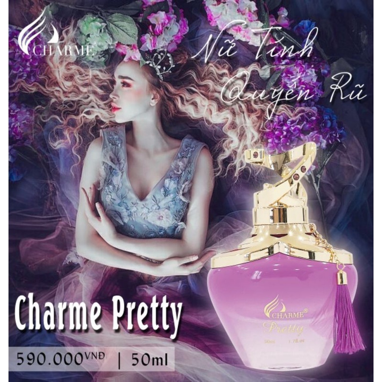 Nước_hoa_nữ_CHARME PRETTY_50ml hương thơm gợi cảm và sang trọng