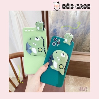 Ốp lưng iphone Khủng Long Kèm Gương Kèm Dây Siêu Tiện Lợi