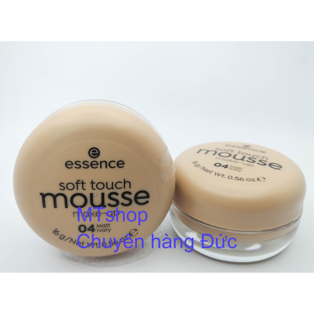 Phấn tươi Essence [HÀNG ĐỨC] Essence Soft Touch Mousse MẪU MỚI 2020 với khả năng kiềm dầu từ 8h-12h