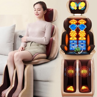 Ghế massage hồng ngoại toàn thân, con rung bắp chân thoải mái, hỗ trợ xoa bóp 5 vùng cơ thể