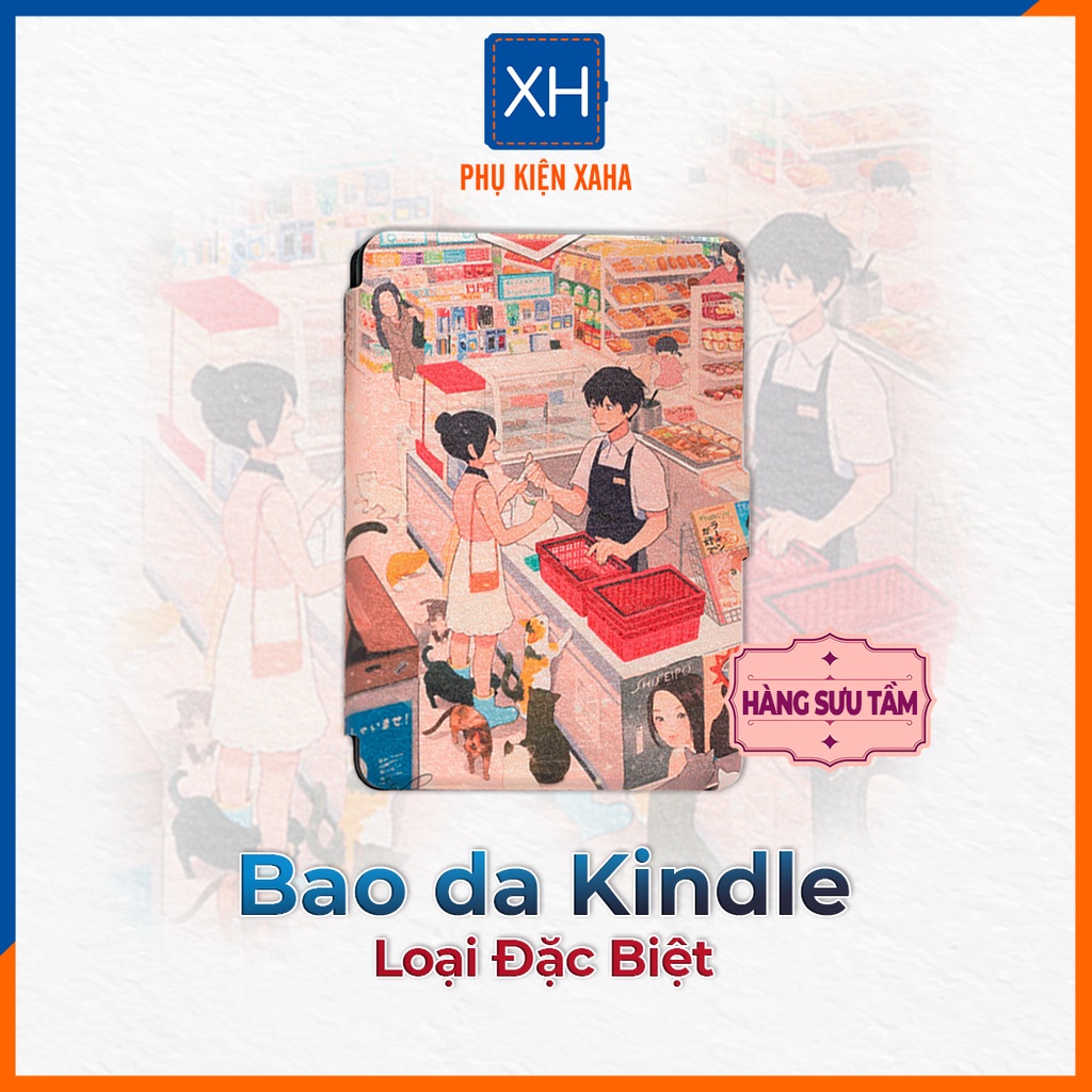 Bao Da Kindle Paperwhite 3/2/1 Phong Cách Hoạt Hình Nhật Bản Vui Nhộn Siêu Dễ Thương - Phụ Kiện Xaha