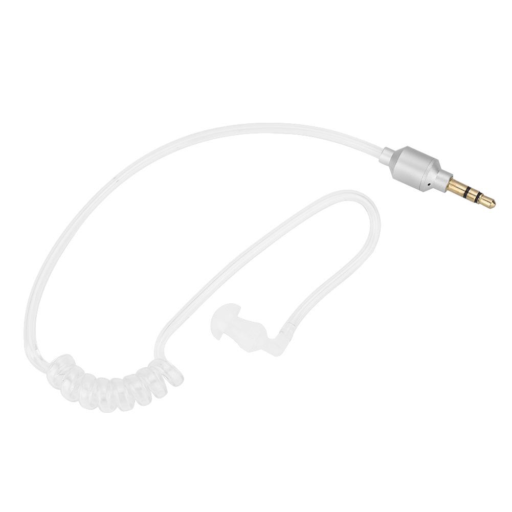 bamaxis Mobile Phone Monaural Wired Earpiece Air Tube Anti-radiation In Ear Stereo Earphone