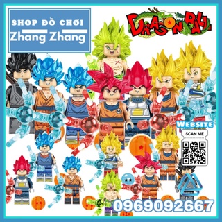 Giảm Giá Đồ Chơi Xếp Hình Dragon Ball Goku Vegeta Broly - Zamatsu Trong 7  Viên Ngọc Rồng Minifigures Kopf Kf6142 - Beecost