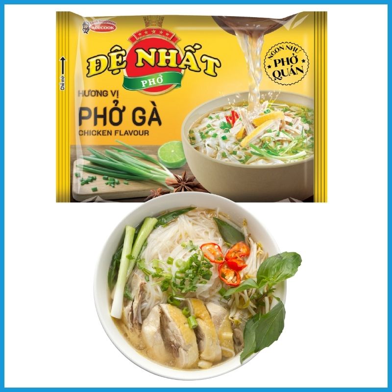 Phở Bò, Phở Gà Đệ Nhất ngon như phở quán thùng 30 gói x67g MPĐN01