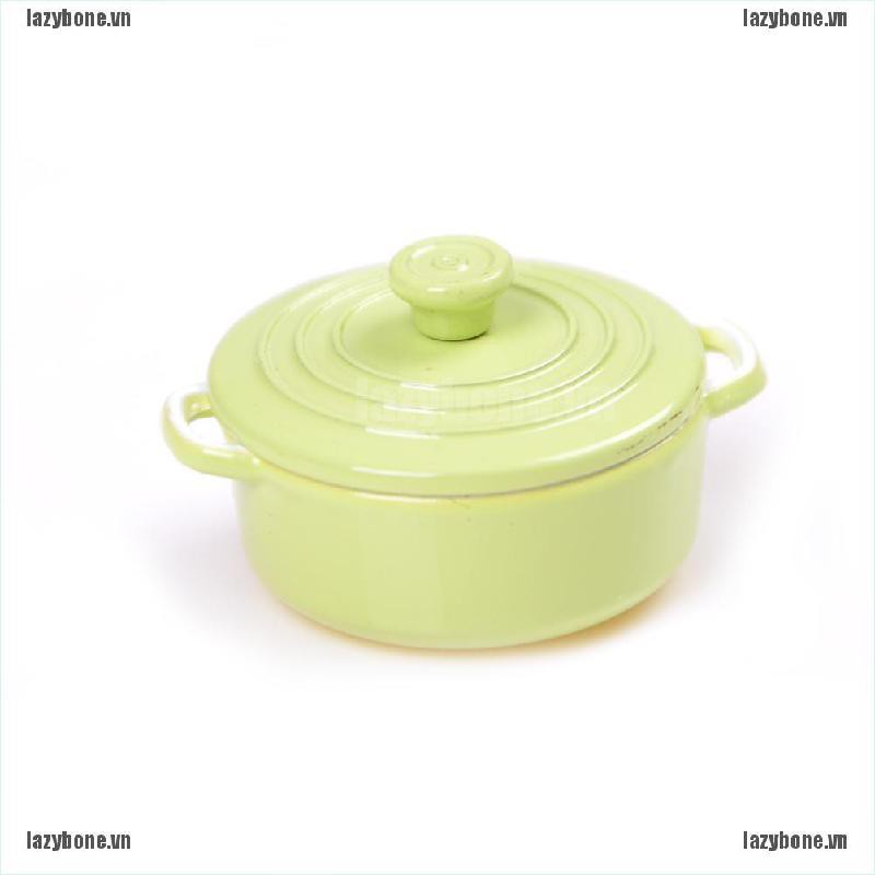 Mô Hình Nồi Nấu Ăn Nhiều Màu Sắc Tỉ Lệ 1 / 12 Trang Trí Nhà Búp Bê