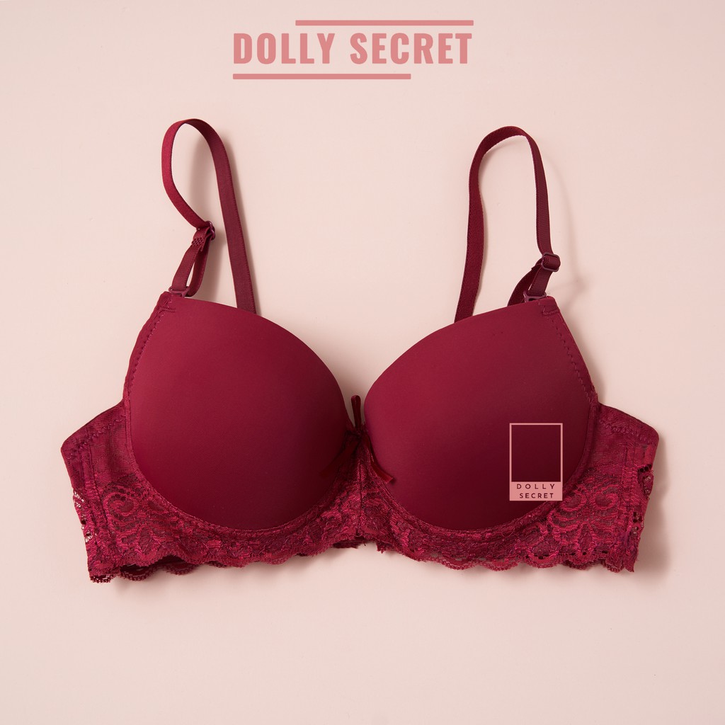 Áo lót nữ nâng ngực có đệm ren nơ sexy gợi cảm chống chảy xệ DOLLY SECRET A07 | BigBuy360 - bigbuy360.vn