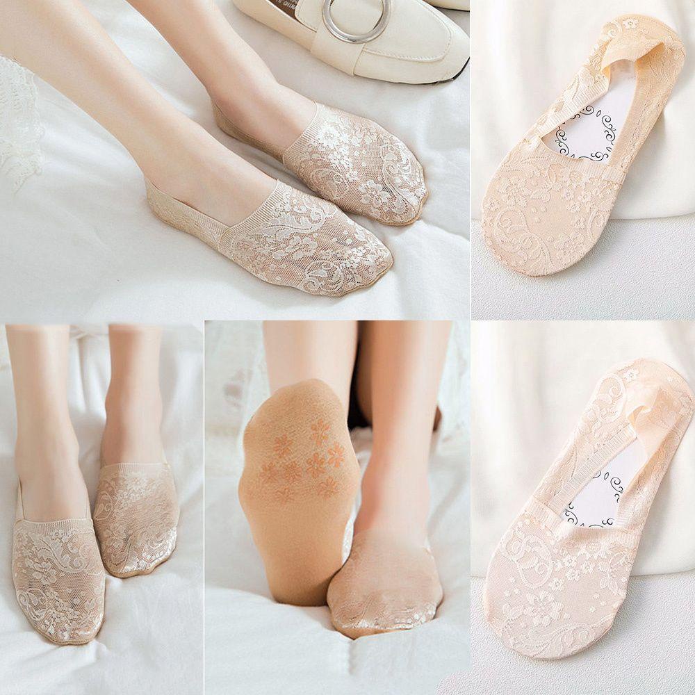 Đôi Vớ Thuyền Phối Ren Thời Trang Cho Nữ