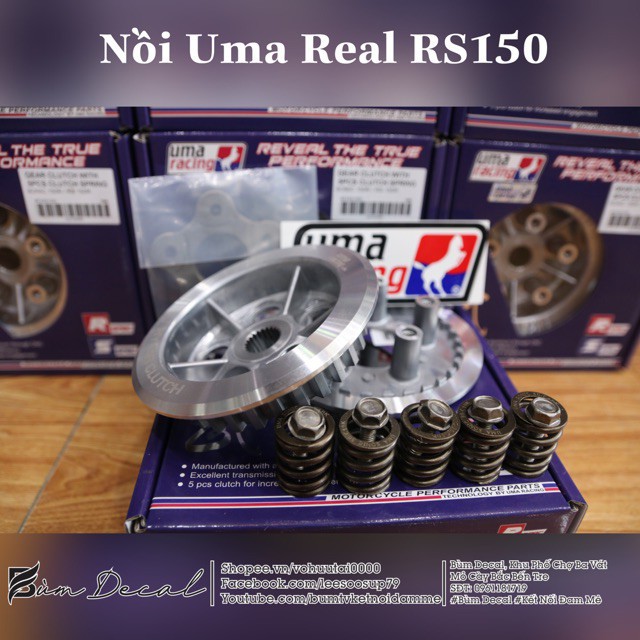 NỒI 5 LÒ XO UMA REAL CHO WINNER/ SONIC - UMA RACING