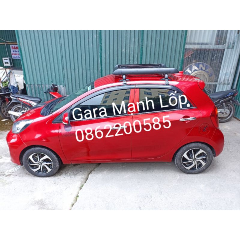 Giá nóc xe Kia Morning ⚡ CHÁY HÀNG ⚡ Baga mui ô tô chất liệu hợp kim nhôm nhẹ bền, thiết kế thể thao