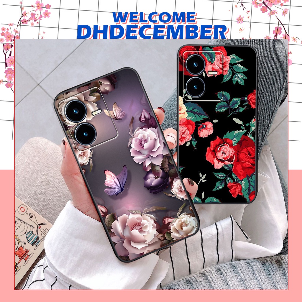 Ốp lưng Vivo Y22S 2022 - BẢO VỆ CAMERA in hình hoa tinh tế , mới mẻ DH DECEMBER