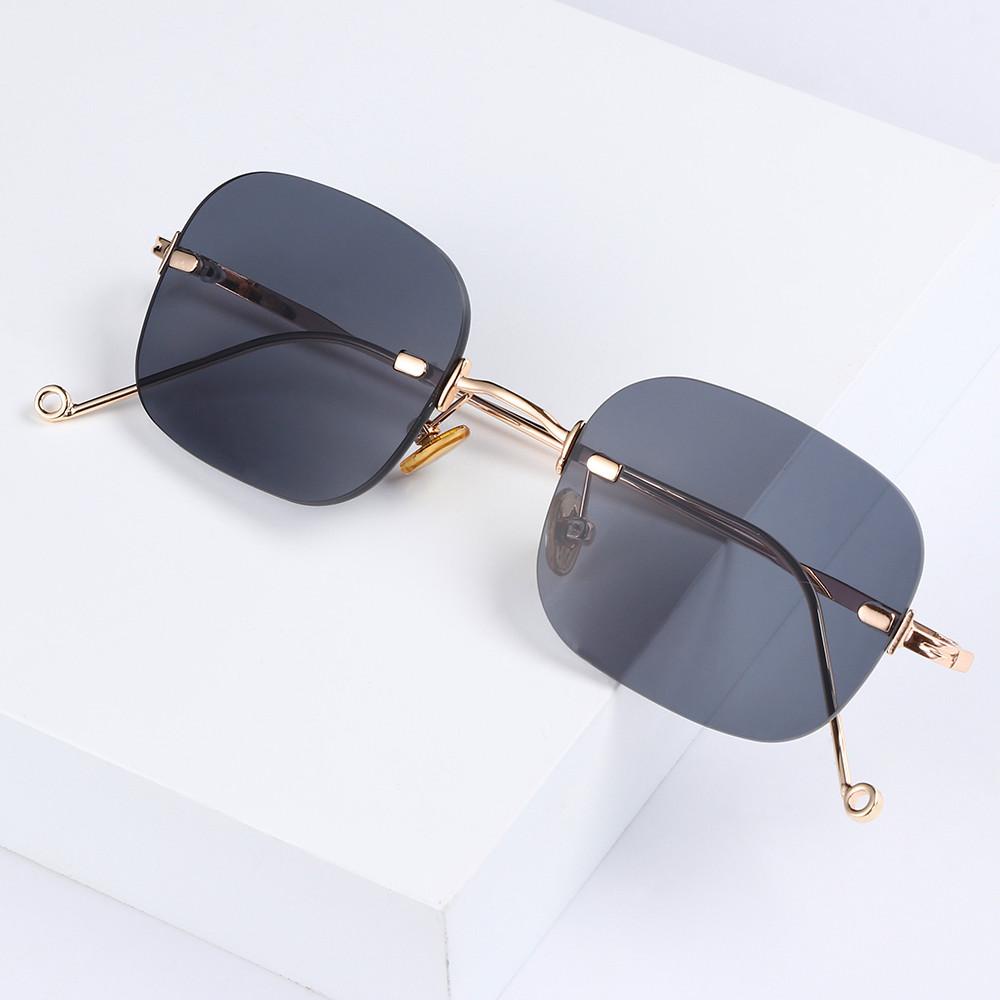 Kính Mát Gọng Vuông Nhỏ Chống Tia UV400 Thời Trang Cho Nữ