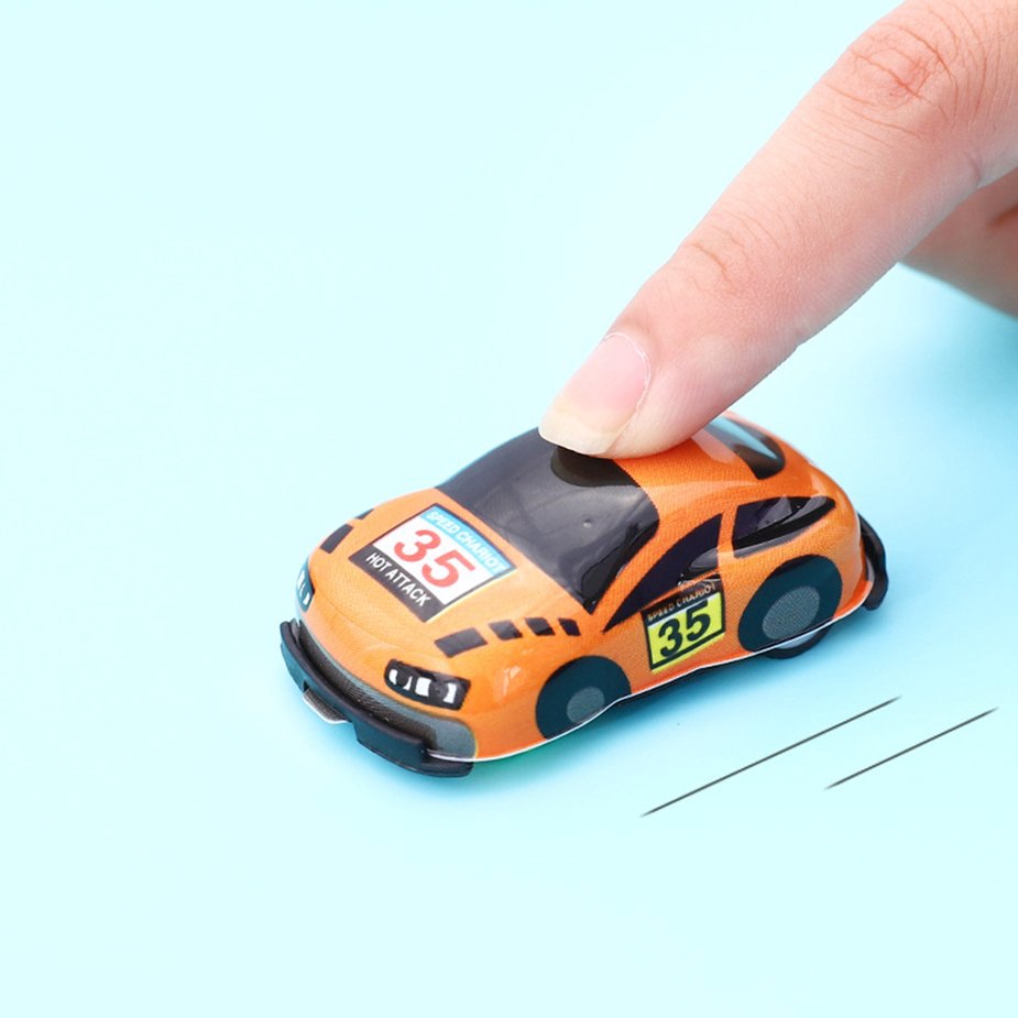 T☆Cartoon Mini Vehicle Car Pull-back Style Educational Toy for Kid