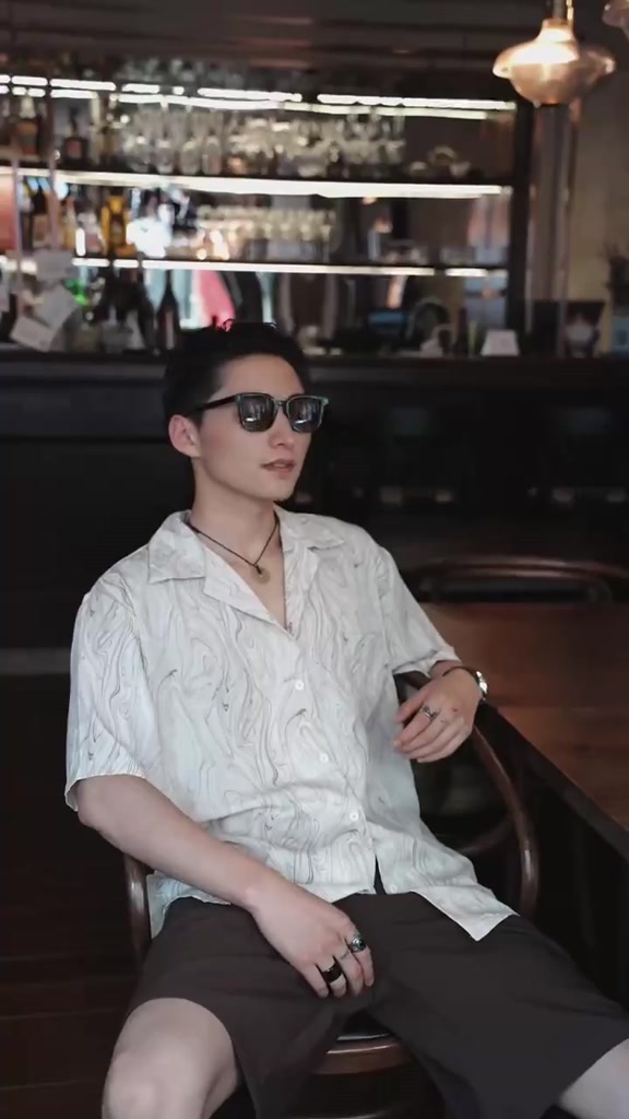 Áo Sơ Mi Ngắn Tay Nhuộm Màu Thời Trang Mùa Hè Mới Cho Nam | BigBuy360 - bigbuy360.vn