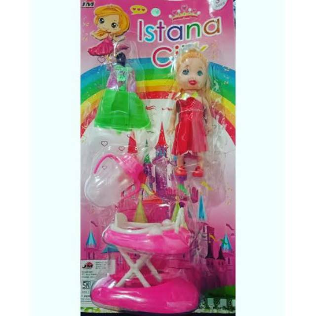 1 Bộ Đồ Chơi Búp Bê Barbie Xinh Đẹp