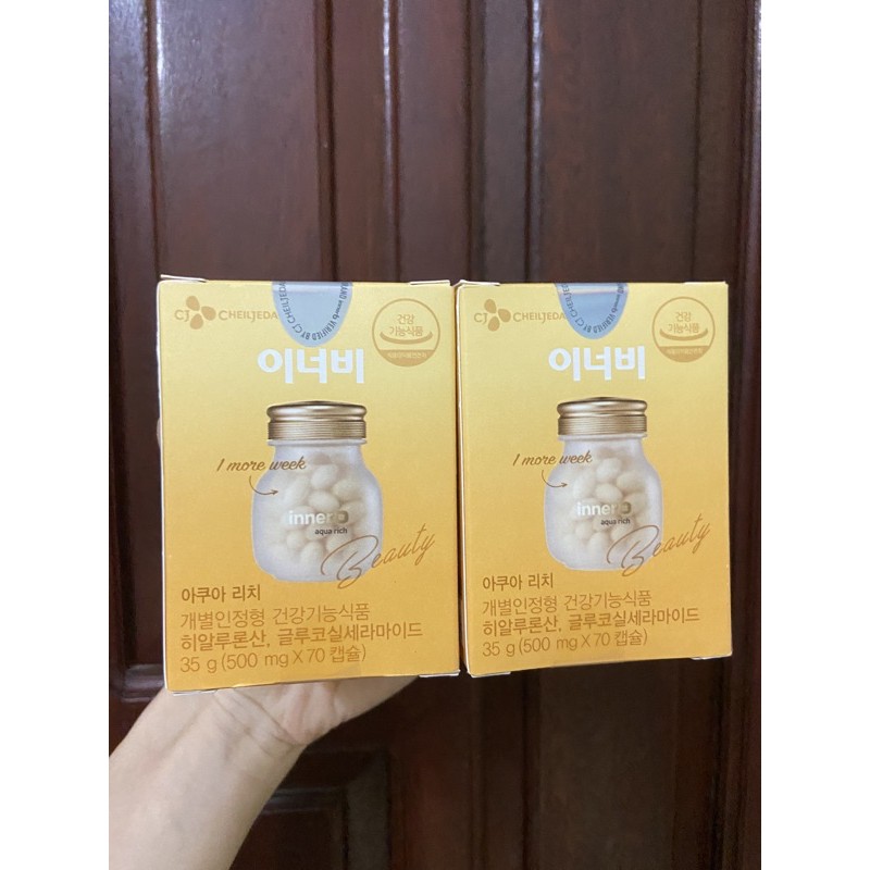 (70 viên) Viên Uống Cấp Nước Innerb Aqua Rich Bổ Sung Collagen