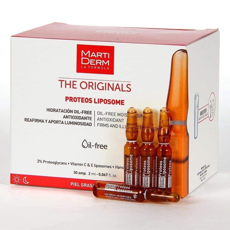 Ampoule Chống Oxy Hoá, Phục Hồi, Điều Tiết Bã Nhờn - MartiDerm The Originals Proteos Liposome