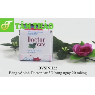 Băng vệ sinh Doctor car 3D hàng ngày 20 miếng 850014173036