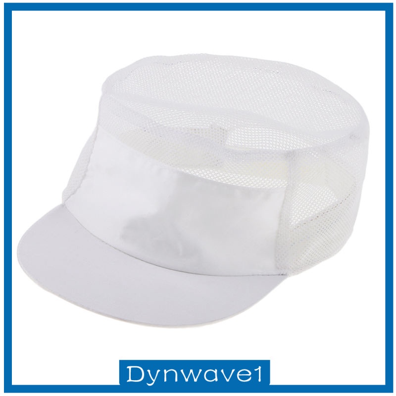 Mũ đồng phục đầu bếp phối lưới thoáng khí cho nam và nữ