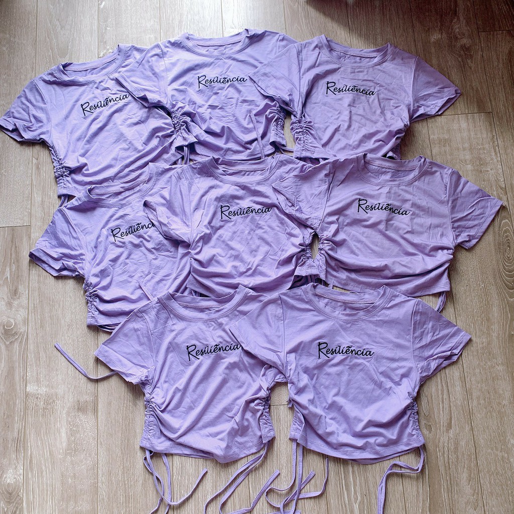 Áo dây rút thêu Resonita màu tím MAN2505201