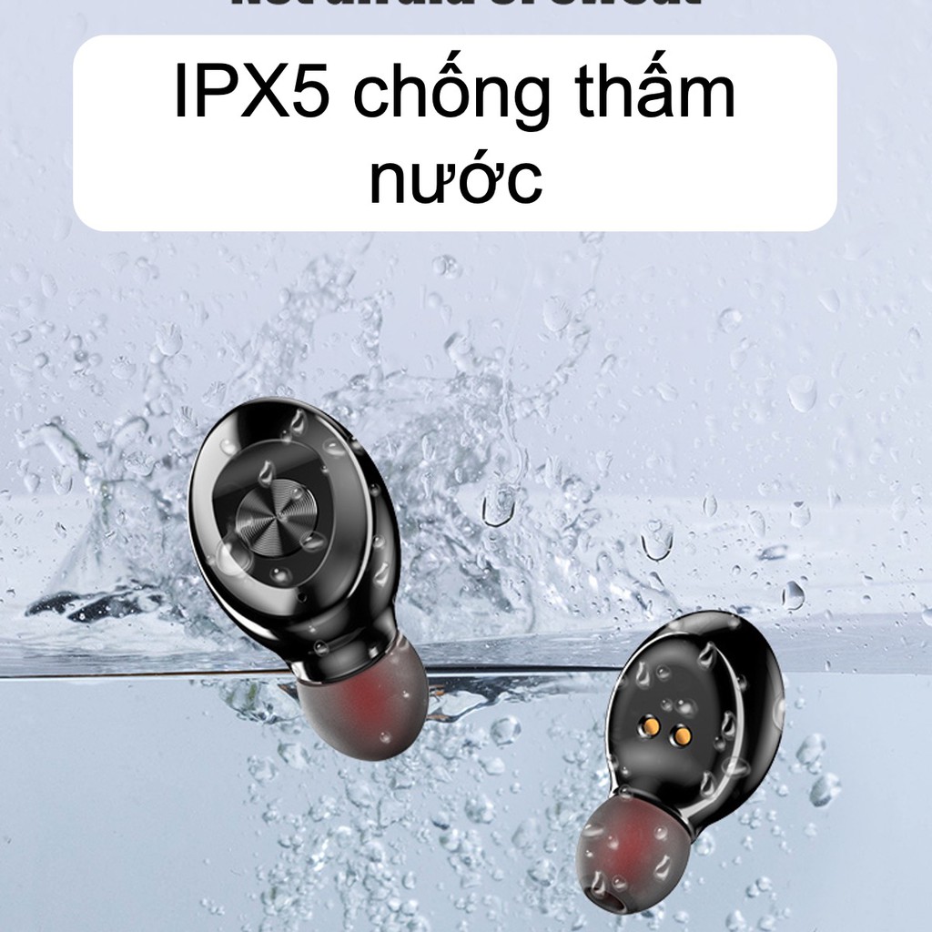 ✅ ​XG tai nghe bluetooth mini tai nghe không dây Âm trầm mạnh mẽ Chất lượng âm thanh cao tai nghe iphone IPX5 Chống nước tai nghe tws Điều khiển cảm ứng 6 giờ Âm nhạc