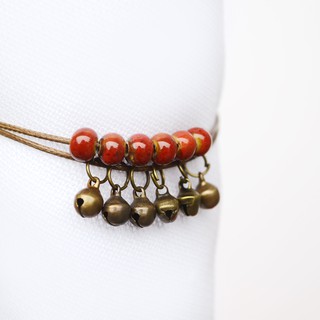 Lắc chân chuông Handmade gốm sứ - TS-202