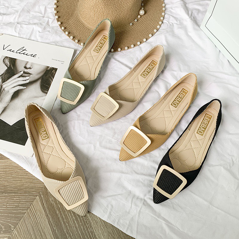 Giày Búp Bê Mũi Nhọn Xinh Xắn Dành Cho Nữ 2020 | BigBuy360 - bigbuy360.vn