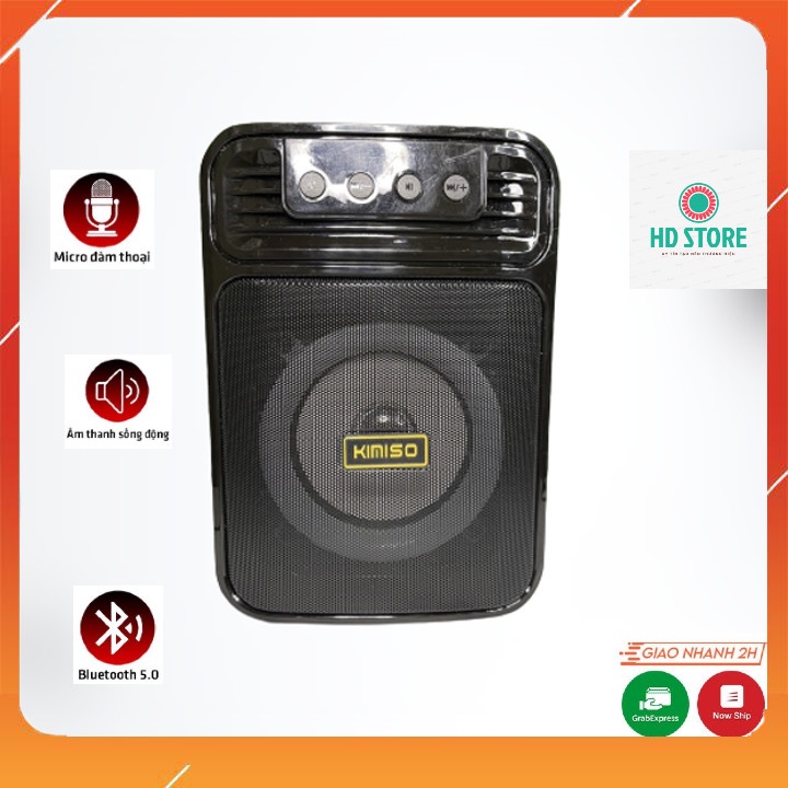 Loa Bluetooth Kimiso KMS- 5005 Âm Thanh Hay Sống Động, Thiết Kế Tích Hợp Đèn Led Siêu Đẹp Mắt Sử Dụng Đơn Giản.