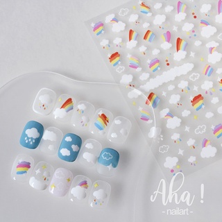 Sticker 3D Hàn Quốc Đáng Yêu  | Hình dán móng tay Aha