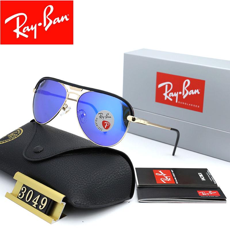 Aviator Ray-Ban_ chính hãng Kính râm 2021 Thời trang Hàn Quốc mới Kính râm nam nữ một mảnh Cặp đôi hợp thời trang Du lịch ngoài trời Kính râm lái xes