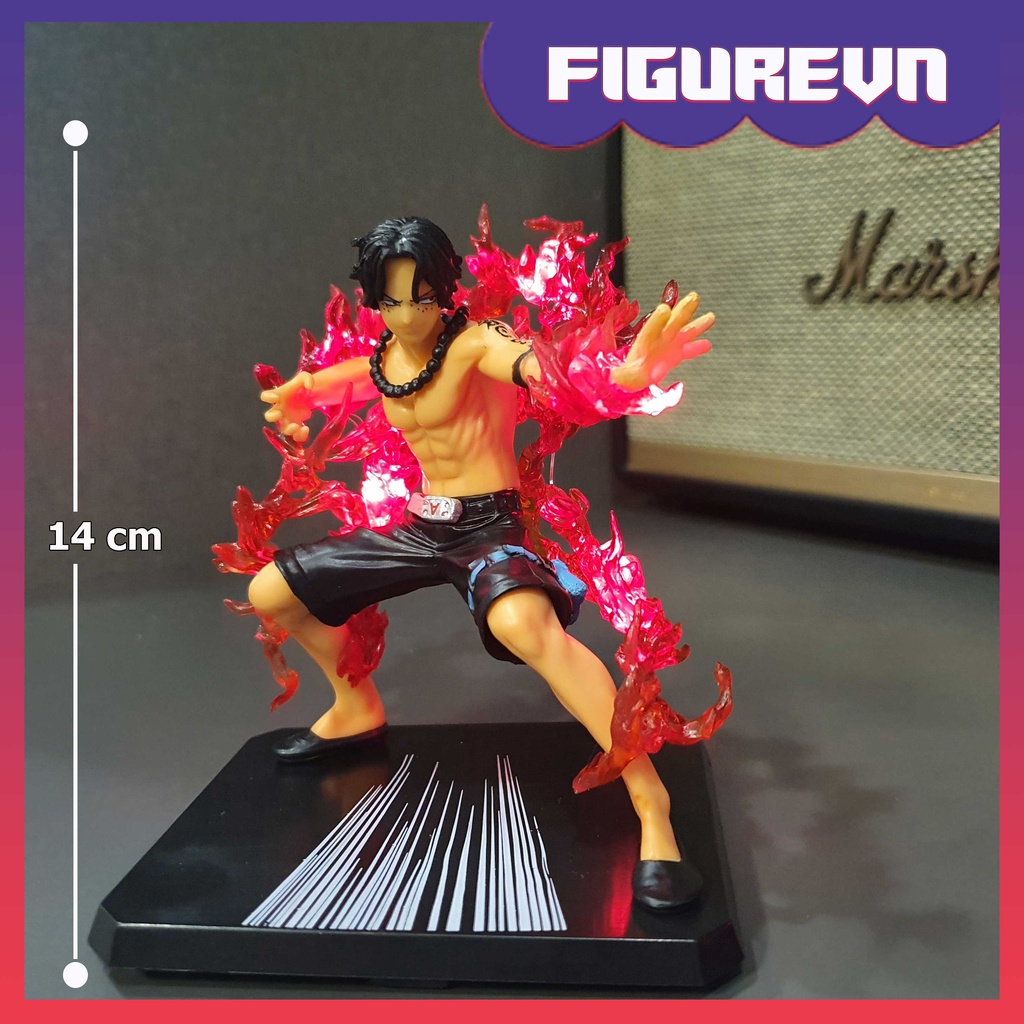 Figure / Mô hình Ace 2 đầu có LED 14 cm