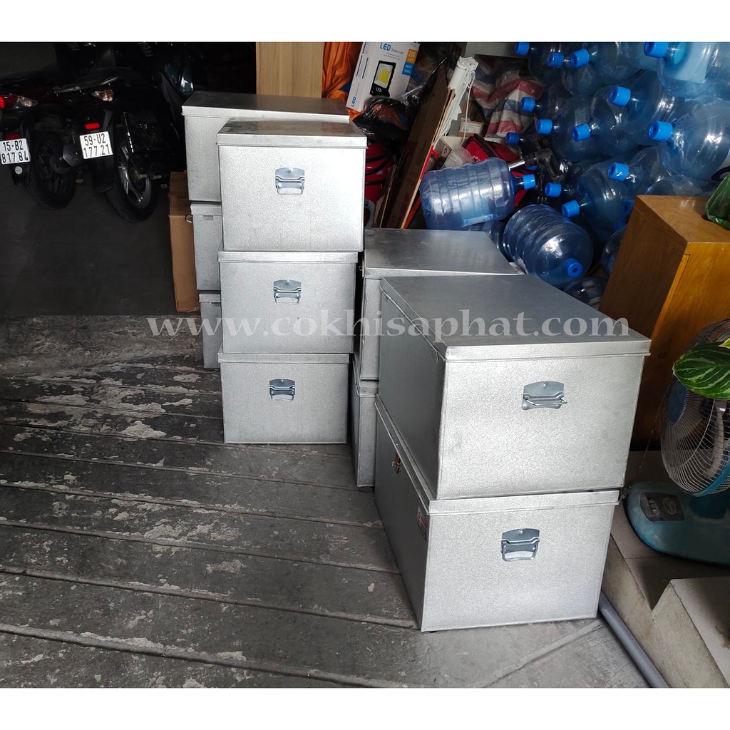 [Hoả tốc 1h] Thùng tôn đựng hồ sơ, thùng đựng tài liệu (kích thước 50 x 35 x 25 cm)