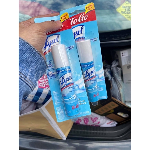 Xịt diệt khuẩn Lysol To Go diệt 99.99% vi khuẩn (28g)