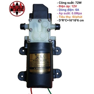 Máy bơm nước mini 12v - máy bơm áp lực mini 12v