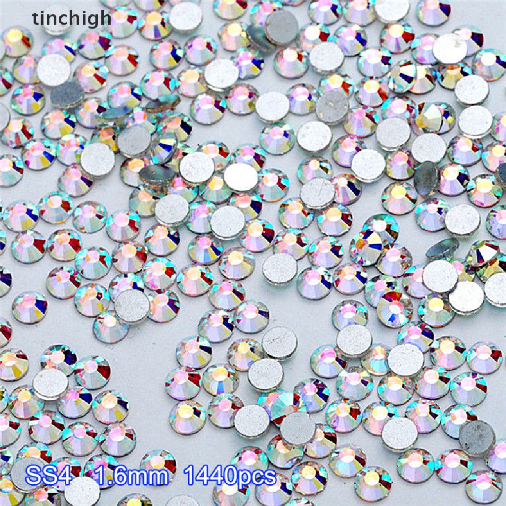 Hộp 1440 Hạt Kim Cương Giả 3D Trang Trí Móng Tay DIY Mới