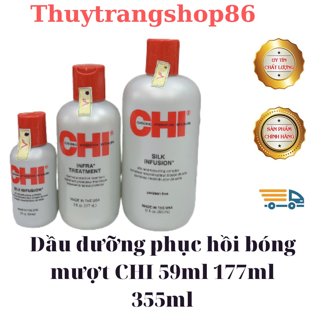 _TINH DẦU DƯỠNG TÓC MỀM MƯỢT CHI INFUSION OIL 59ML 177ML 355ML