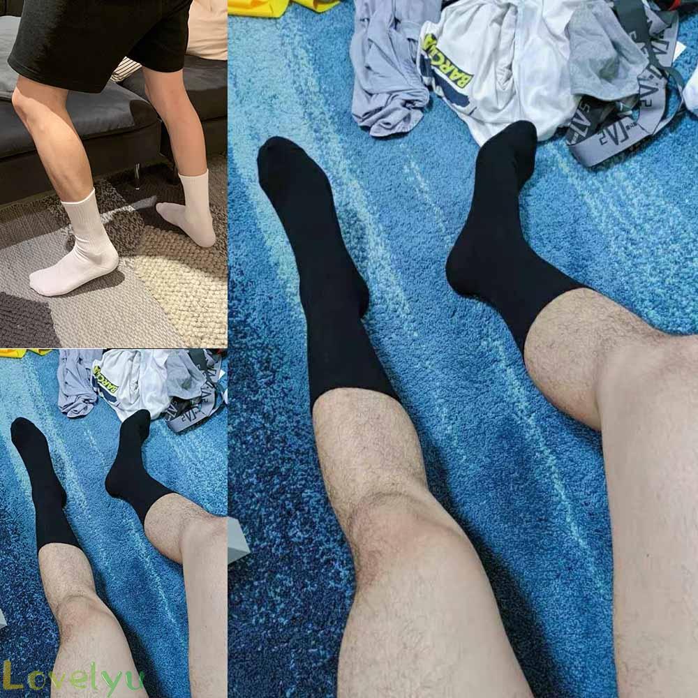 ◀READY▶Socks Sexy Solid Breathable Cotton Fashionable One Size 100% Brand New# Good Quality