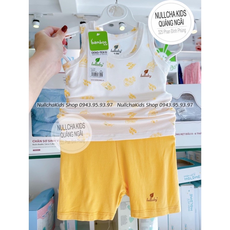 Bộ sát nách/cộc tay sợi tre Lullaby mẫu mới