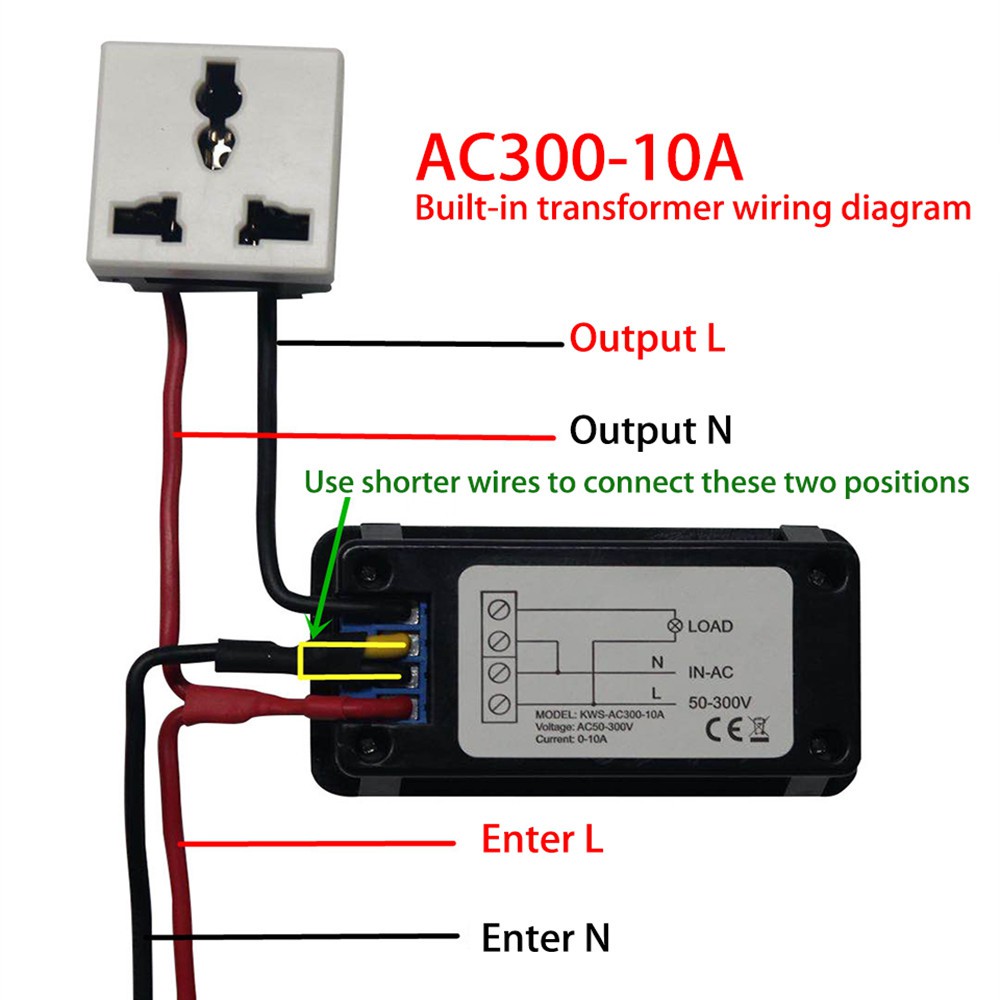 Đồng hồ đo điện áp kỹ thuật số KWS-AC300 AC 50-300V Đồng hồ năng lượng điện LED AC Wattmeter Đồng hồ đo điện có chức năng đặt lại 0-100A KWS-AC300 Vôn kế Ampe kế KWS Nguồn điện Đồng hồ đo năng lượng AC 50-300V LED AC Watt kế Đồng hồ đo điện có chức năng R