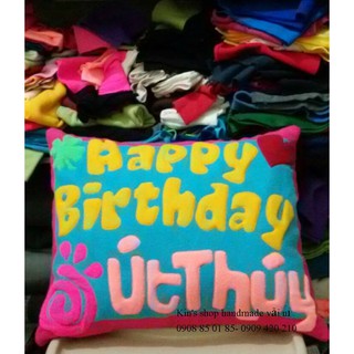 Vải nỉ mềm Hàn Quốc làm gối ôm handmade