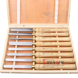 Bộ dao tiện,đục gỗHSS bộ 8 cái