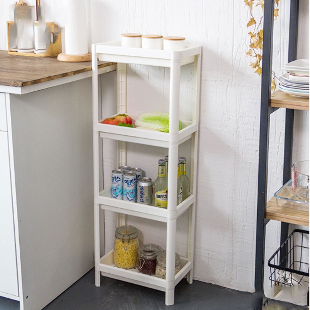 Kệ nhựa nguyên sinh 4 tầng đa năng cao cấp Tokyo dễ dàng lắp ráp
