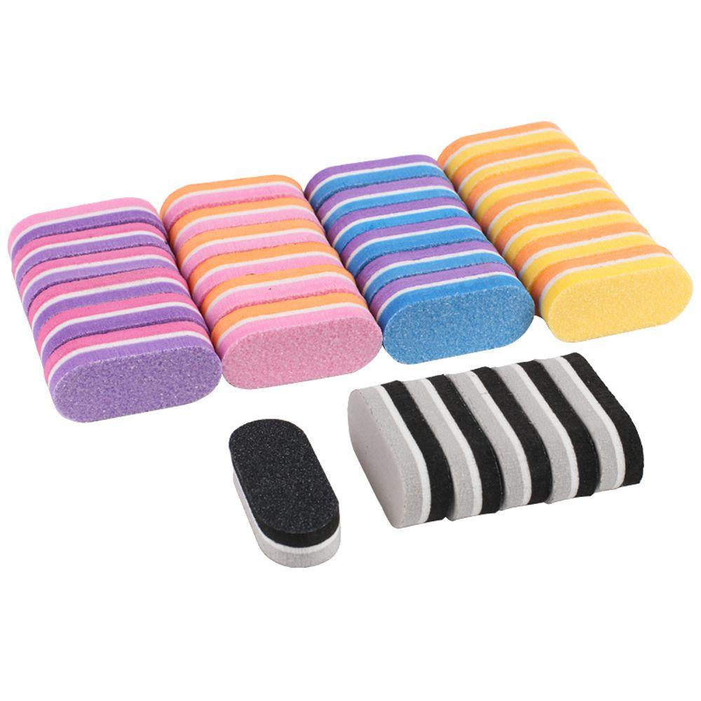 Set 10 Khối Xốp Mài Dũa Móng Mini Hai Màu Chuyên Nghiệp