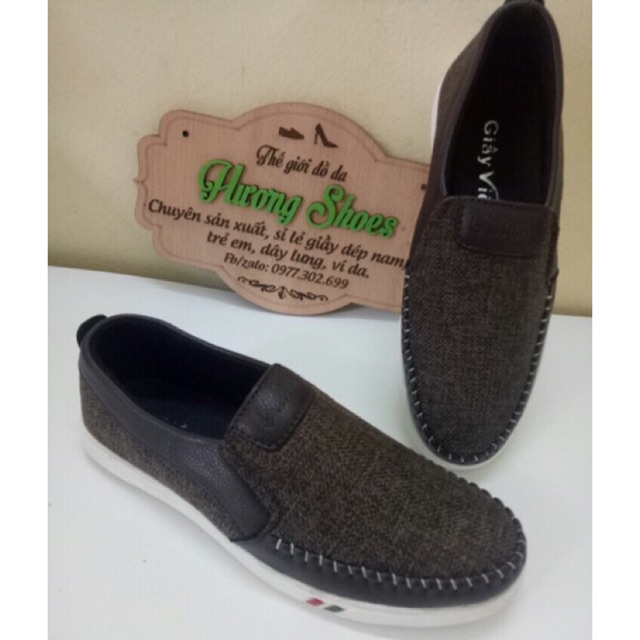 NHAP FSS12DEC 20%  GIẦY LƯỜI VẢI NAM SLIP ON THANH LỊCH | BigBuy360 - bigbuy360.vn