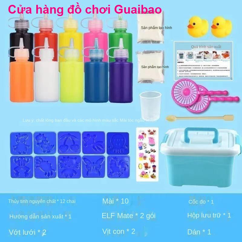 đồ chơi giáo dụcNước ma thuật cho bé đồ chơi đại dương khuôn hướng dẫn sử dụng tự làm nguyên liệu sản xuất bộ xếp h