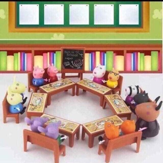 ĐỒ CHƠI LỚP HỌC HEO PEPPA 13 con