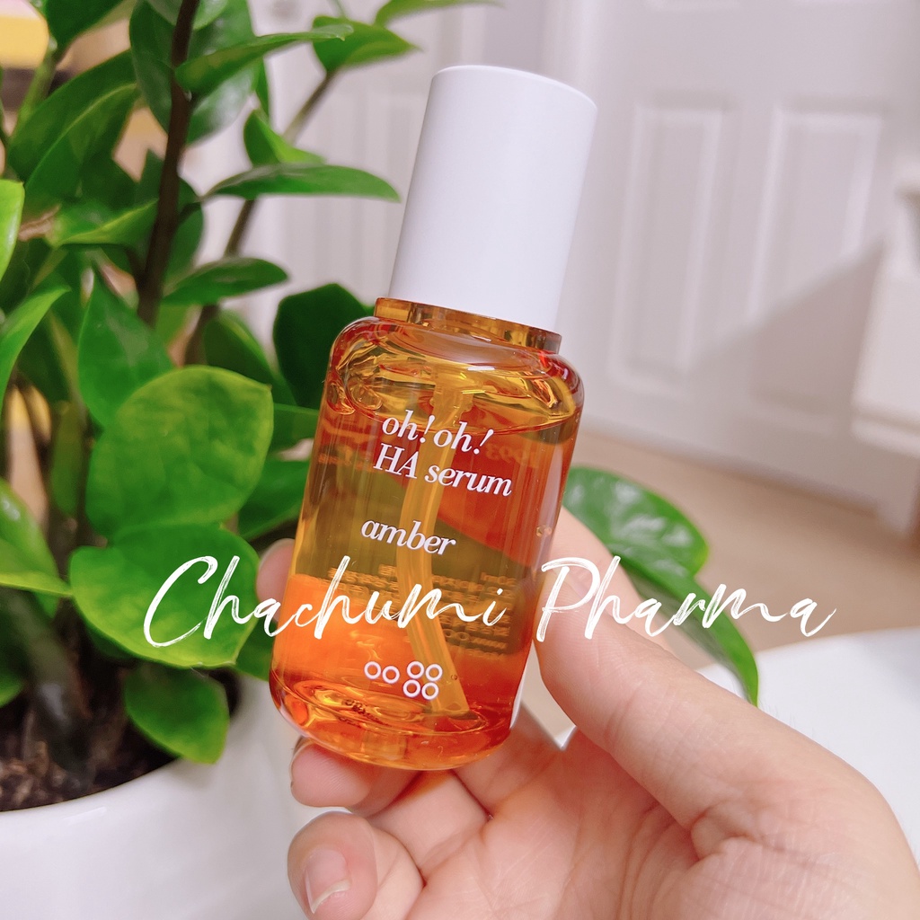 Tinh Chất Dưỡng Ẩm Chuyên Sâu oh!oh! HA Serum: amber 30ml