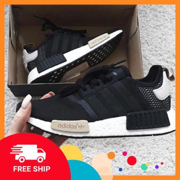 Giày thể thao nam nữ Adidas NMD R1 Black Ice Purple hàng đẹp *